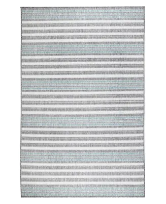 Liora Manne' Malibu Faded Stripe 3'3" x 4'11" Outdoor Area Rug