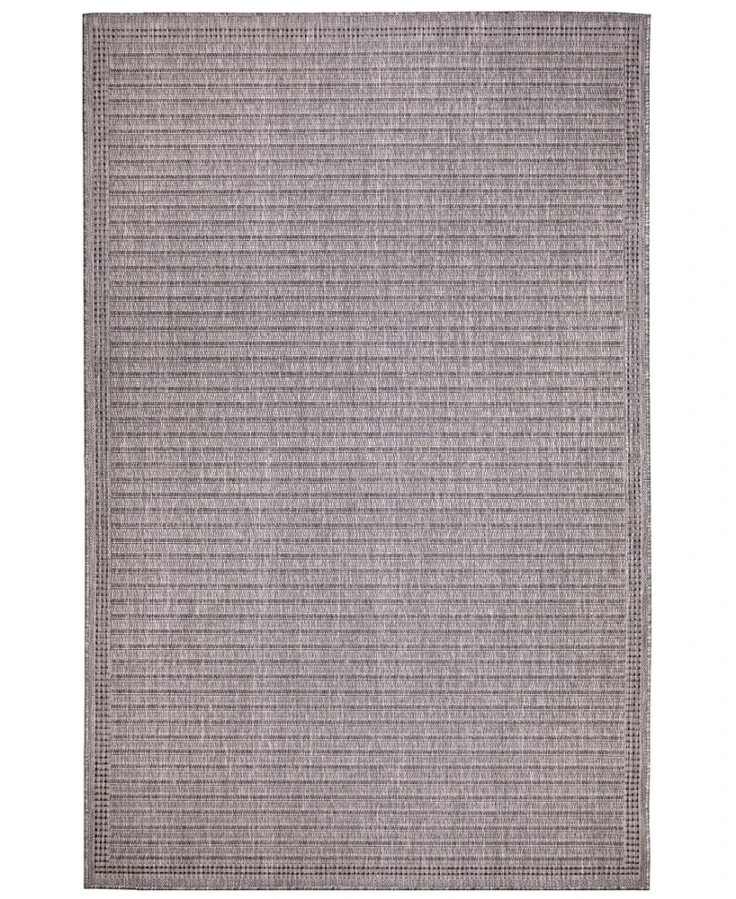Liora Manne' Malibu Simple Border 7'10" x 9'10" Outdoor Area Rug