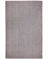 Liora Manne' Malibu Simple Border 7'10" x 9'10" Outdoor Area Rug