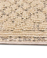 Liora Manne' Dunes Border 5'3" x 7'3" Outdoor Area Rug