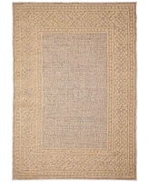 Liora Manne' Dunes Border 5'3" x 7'3" Outdoor Area Rug