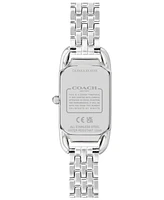 Coach Women's Cadie Stainless Steel Bracelet Watch 17.5mmX28.5mm