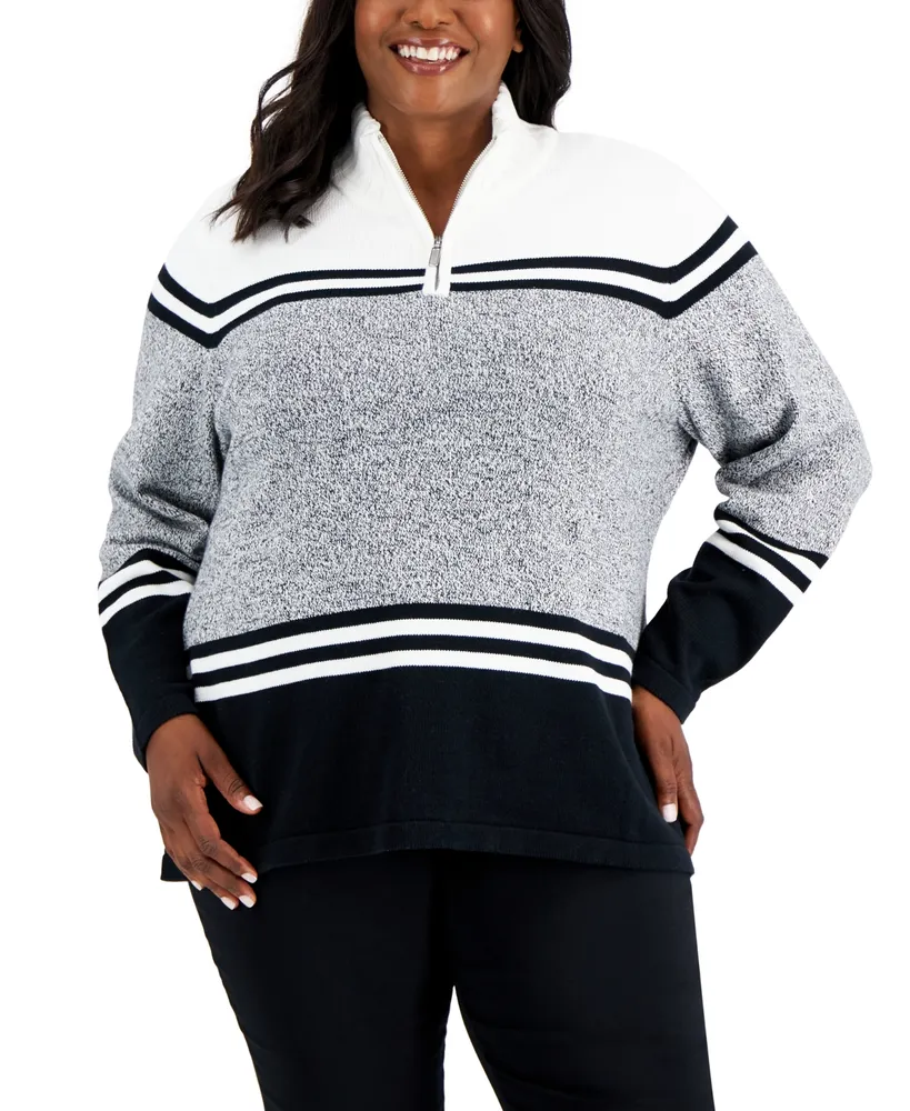 Karen Scott Cotton Turtleneck Sweater, Created for Macy's - Macy's