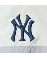 Women's The Wild Collective Navy New York Yankees Colorblock Track Raglan Full-Zip Jacket