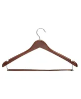 Contoured Cherry Suit Hangers, Set of 6