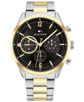 Tommy Hilfiger Men's Two-Tone Stainless Steel Bracelet Watch 44mm - Two