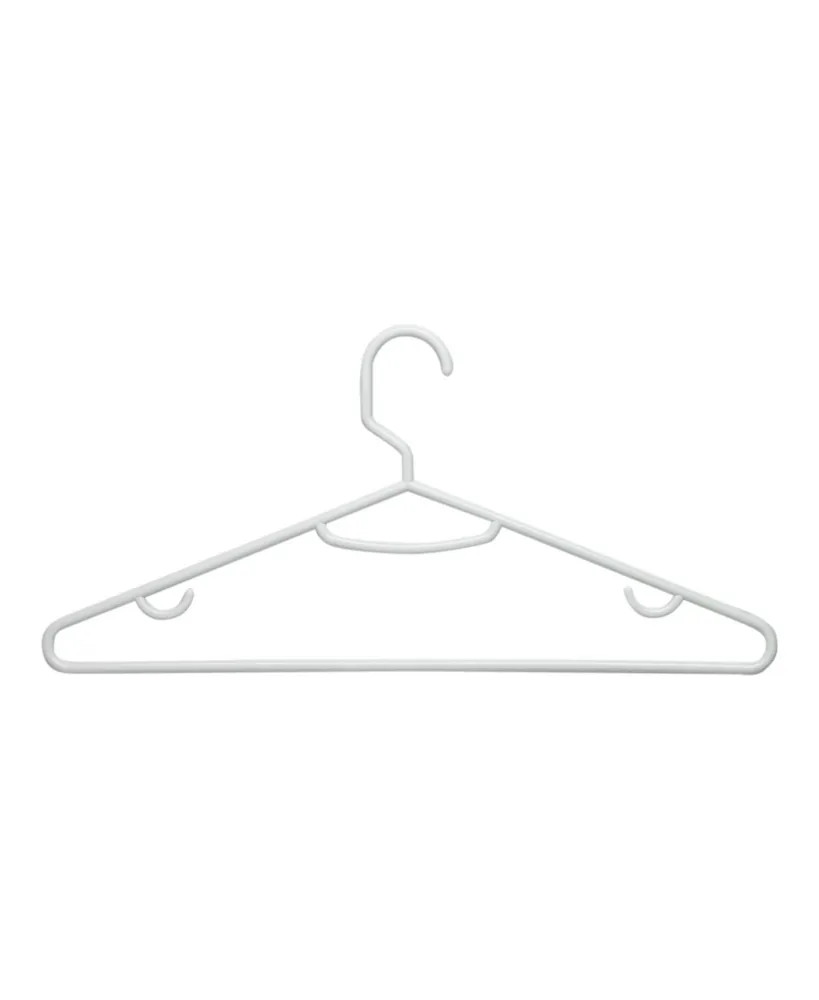 Honey-Can-Do Black Plastic Cascading Collapsible Hangers (20-Pack
