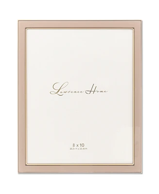 Metal and Enamel Picture Frame, 8" x 10"