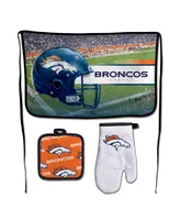 WinCraft Denver Broncos 3-Piece Barbecue Set