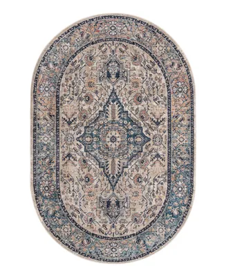 Bayshore Home Dolores DOL01 5'3" x 8' Oval Area Rug