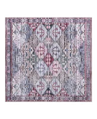 Bayshore Home Washable Reflections REF08 7'10" x 7'10" Square Area Rug