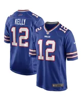 Men's Nike Jim Kelly Royal Buffalo Bills Game Retired Player Jersey