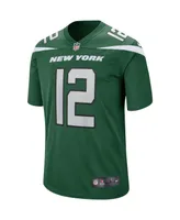 Men's Nike Joe Namath Gotham Green New York Jets Game Retired Player Jersey