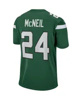 Men's Nike Freeman McNeil Gotham Green New York Jets Game Retired Player Jersey