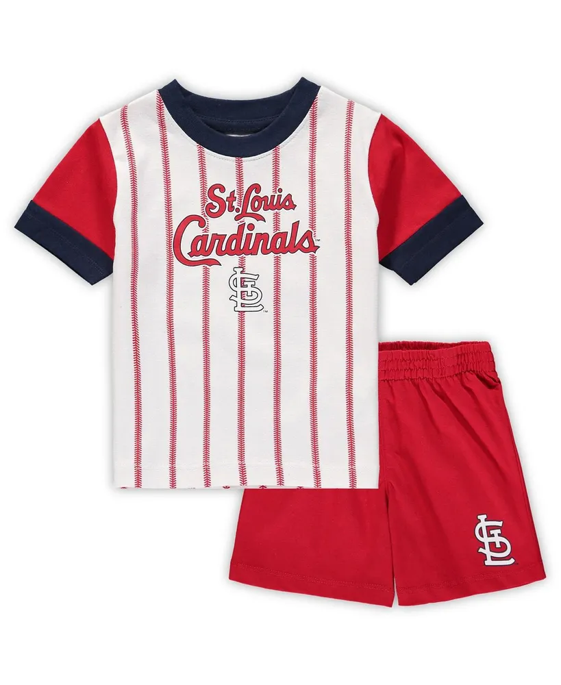 Boston Red Sox Toddler Batters Box T-Shirt & Pants Set - Navy/Red