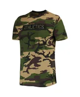 Men's New Era Camo Oakland Athletics Club T-shirt