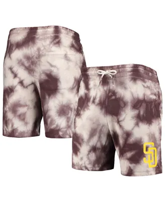 Men's New Era Brown San Diego Padres Team Dye Shorts