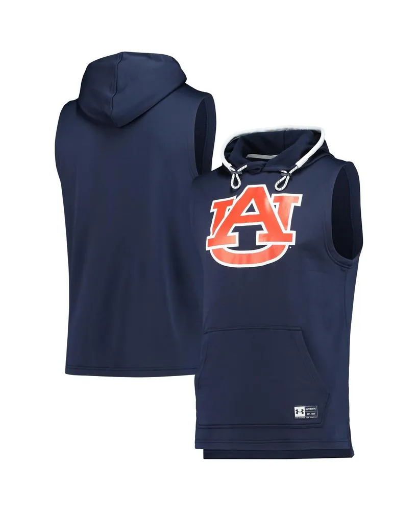 Under Armour Men's Under Armour Navy Auburn Tigers Game Day Tech Sleeveless  Hoodie | Plaza Las Americas