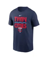 Men's Nike Navy Minnesota Twins Twin Cities Local Team T-shirt