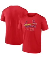 Men's Fanatics Nolan Arenado Red St. Louis Cardinals Player Name and Number T-shirt