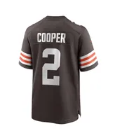 Men's Nike Amari Cooper Brown Cleveland Browns Player Game Jersey