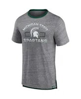 Men's Fanatics Heathered Gray Michigan State Spartans Personal Record T-shirt