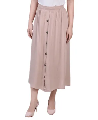 Ny Collection Petite Midi Length A-Line Skirts
