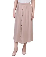 Ny Collection Petite Midi Length A-Line Skirts
