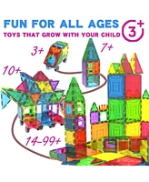 Mag-Genius 185 Piece Magnetic Building Block Set with 2 Bonus Pieces