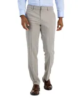 Perry Ellis Portfolio Men's Essentials Slim-Fit Stretch Glen Plaid Dress Pants