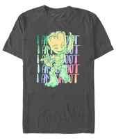 Men's Marvel Film I am Groot Stack Short Sleeve T-shirt