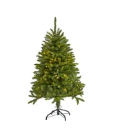 Sierra Spruce Natural Look Artificial Christmas Tree with Lights, 48"