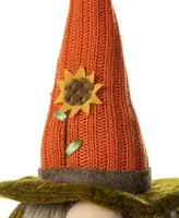 Glitzhome 13" Fall Fabric Gnome Set, 3 Piece