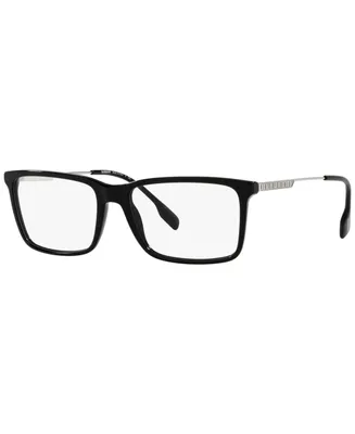 Burberry BE2339F Men's Rectangle Low Bridge Fit Eyeglasses