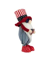 Patriotic Heart 4th of July Americana Gnome