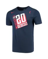 Men's Nike Kristi Toliver Navy Washington Mystics Distressed Player T-shirt