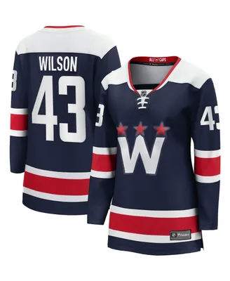 Women's Fanatics Tom Wilson Navy Washington Capitals Alternate 2020/21 Premier Breakaway Player Jersey