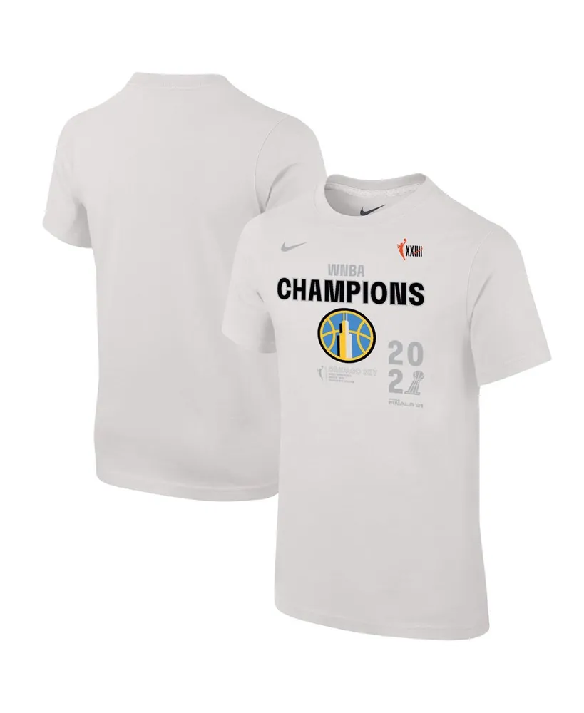 Men's Nike White Chicago Sky 2021 Wnba Finals Champions T-shirt