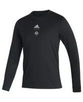 Men's adidas Black Seattle Sounders Fc Club Long Sleeve T-shirt