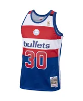 Men's Mitchell & Ness Ben Wallace Royal Washington Bullets 1996-97 Hardwood Classics Swingman Jersey