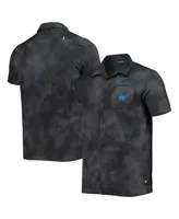 Men's The Wild Collective Black Charlotte Fc Abstract Cloud Button-Up Shirt