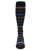 Men's Striped Nylon Compression Socks