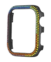 Steve Madden Women's Rainbow Crystal Protective Case designed for Apple Watch 44mm