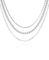 Vince Camuto Multilayer Necklace - Silver