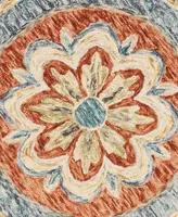 Closeout! Lr Home Radiance RDC54091 4' x 4' Round Area Rug