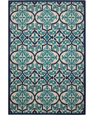 Nourison Home Aloha ALH14 5'3" x 7'5" Outdoor Area Rug