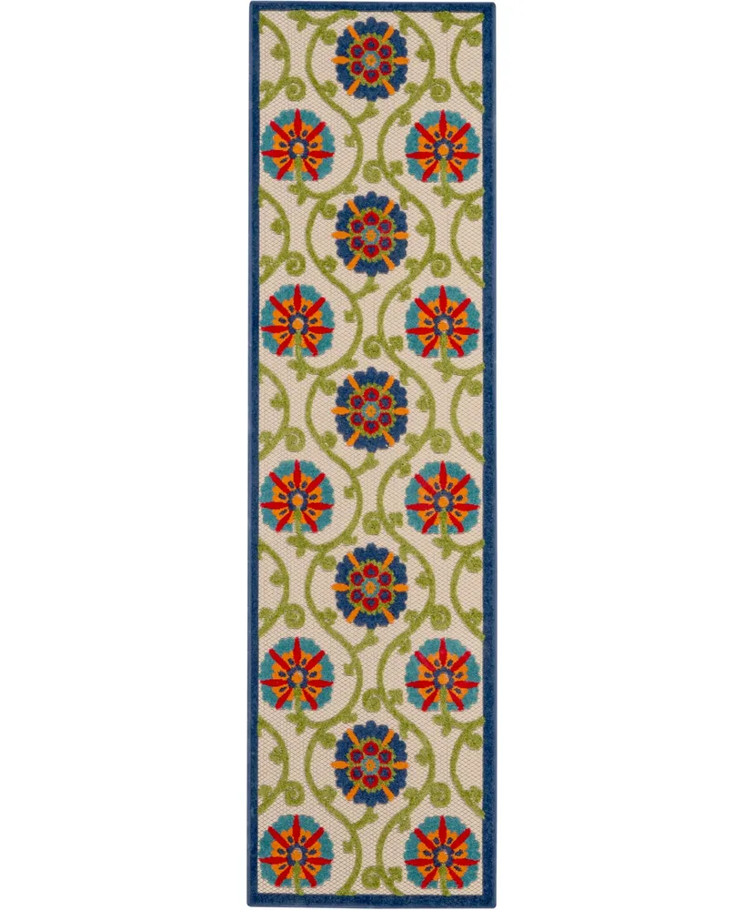 Nourison Home Aloha ALH19 2' x 6' Runner Rug