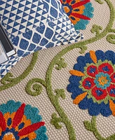 Nourison Home Aloha ALH19 3'6" x 5'6" Outdoor Area Rug
