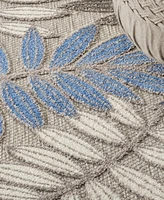 Nourison Home Aloha ALH18 5'3" x Round Area Rug