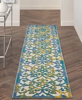 Nourison Home Aloha ALH21 2'3" x 12"' Runner Rug